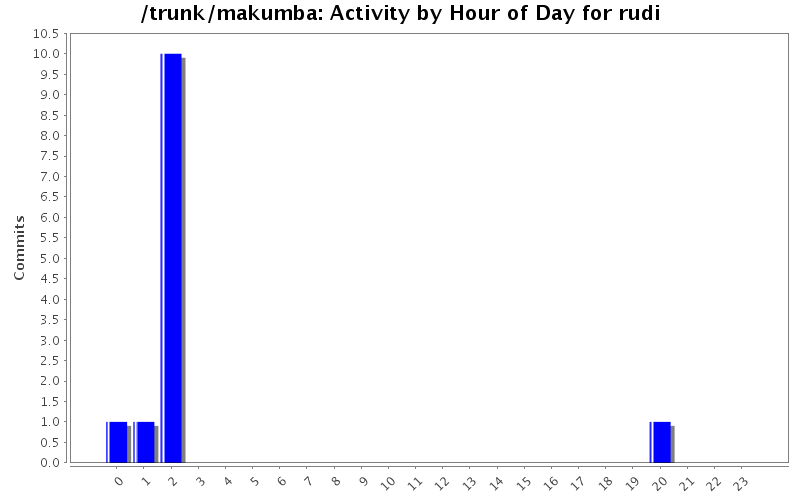 Activity by Hour of Day for rudi